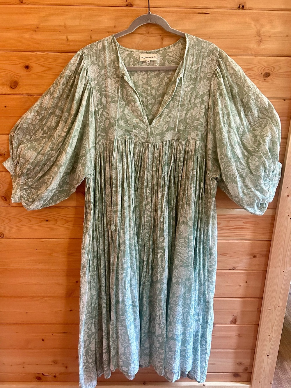 Daughters of India Kyra midi dress, XL, jade